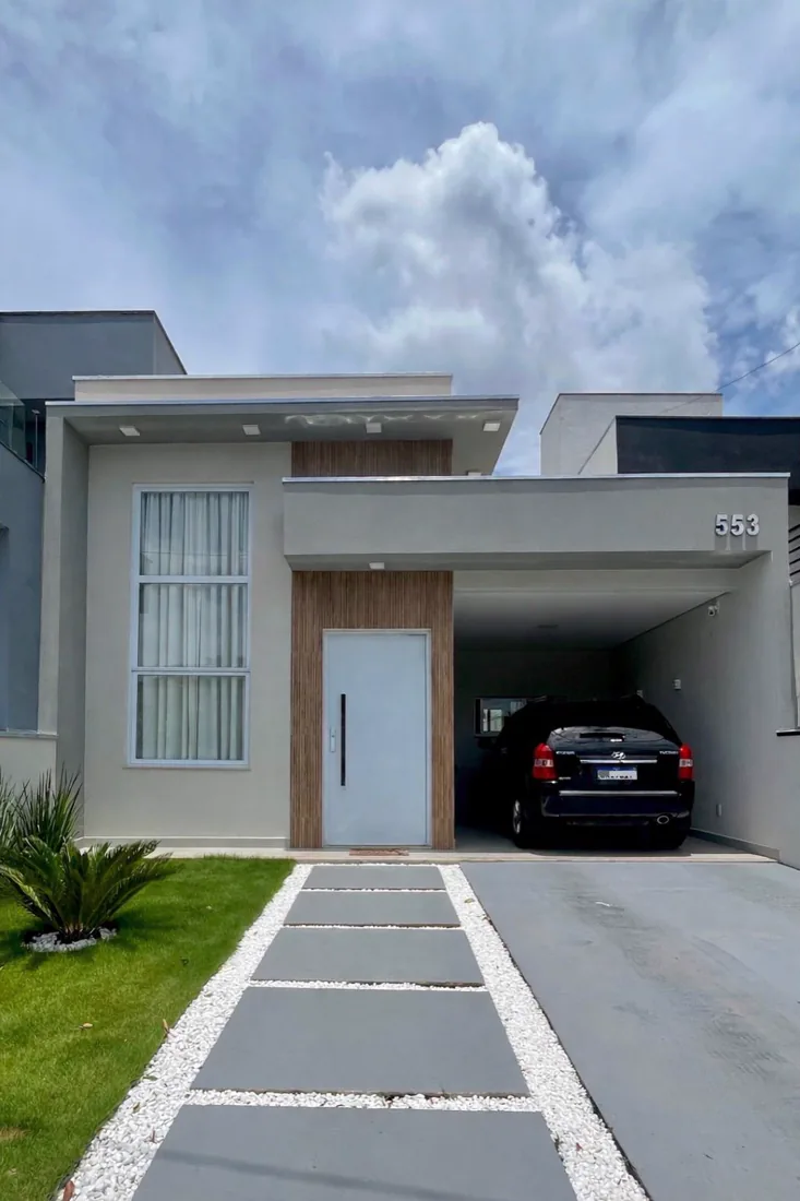 Residência de alto padrão com entrada paginada entregue pela S2B Engenharia